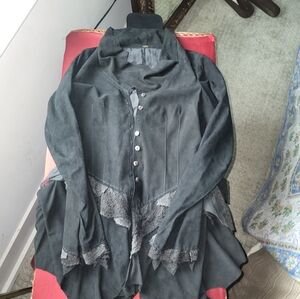 Free People Black Blazer Sleek Silhouette